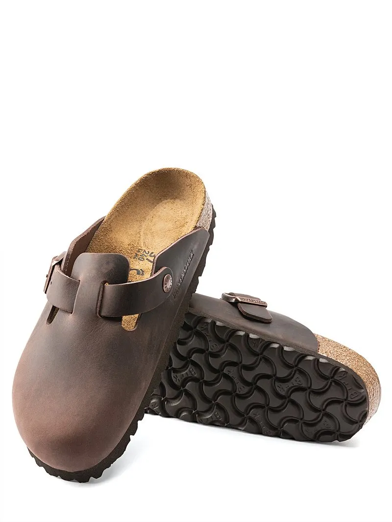 Birkenstock Boston 860131 Havana Leather