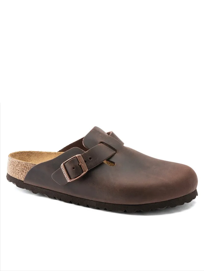 Birkenstock Boston 860131 Havana Leather