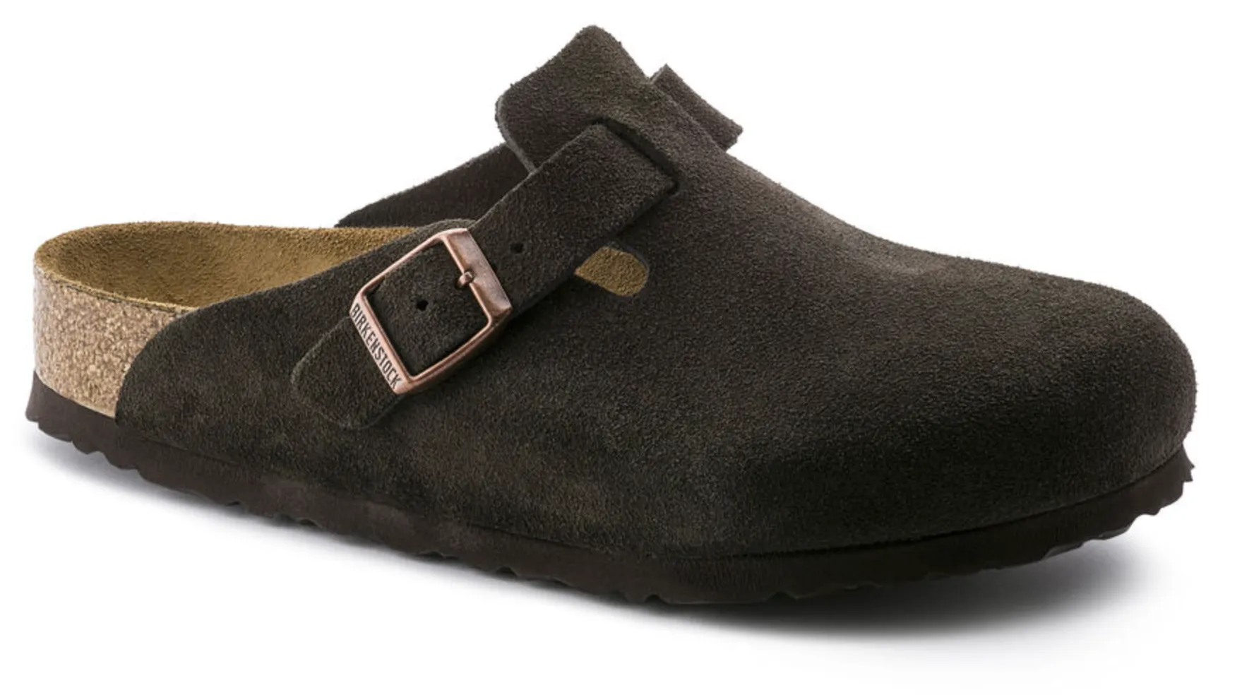 Birkenstock Boston Suede Soft Footbed