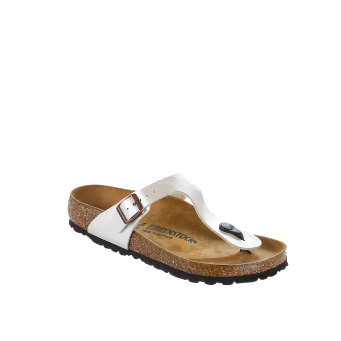 Birkenstock Gizeh Graceful Pearl White Birko-Flor (Regular)