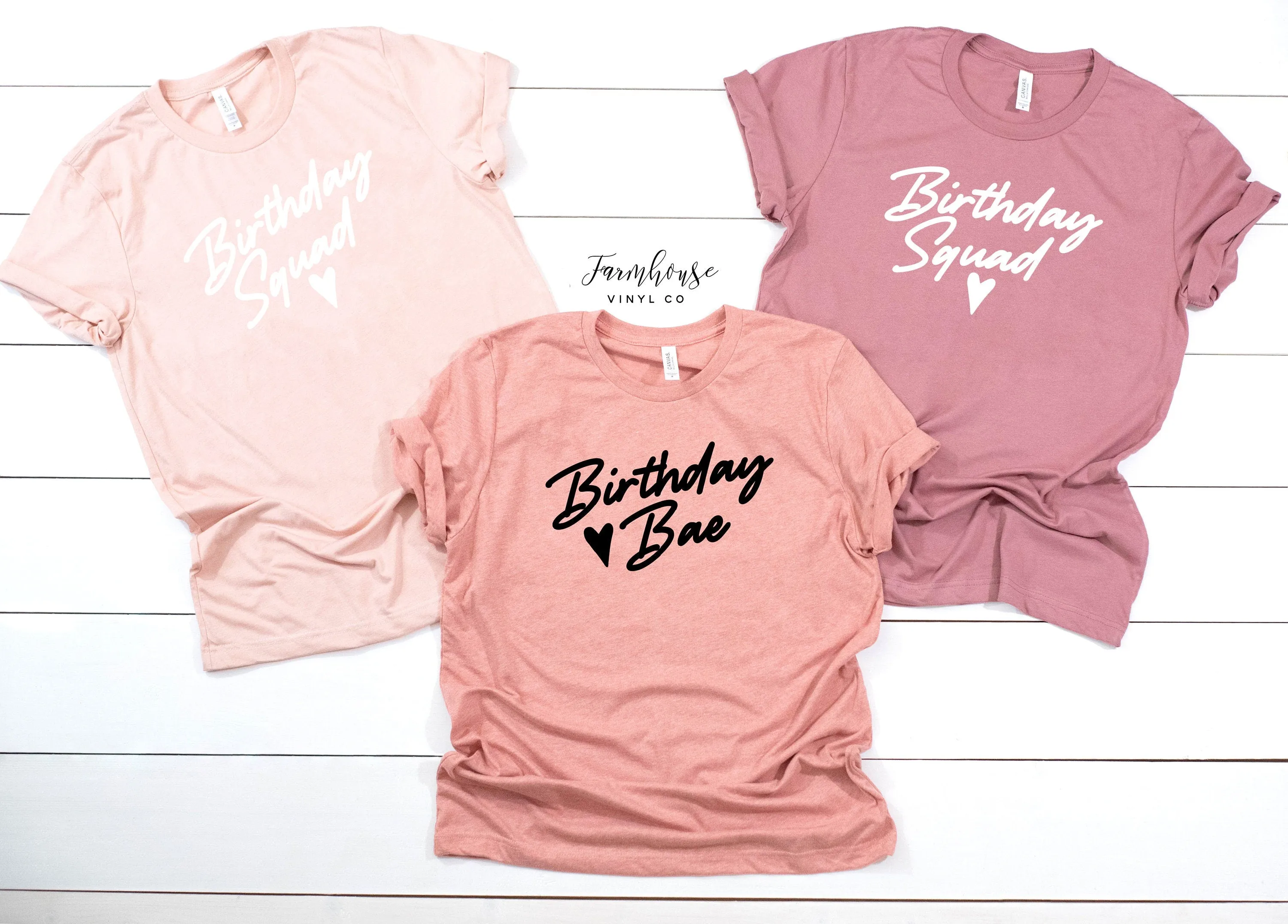 Birthday Bae Birthday Squad Shirts