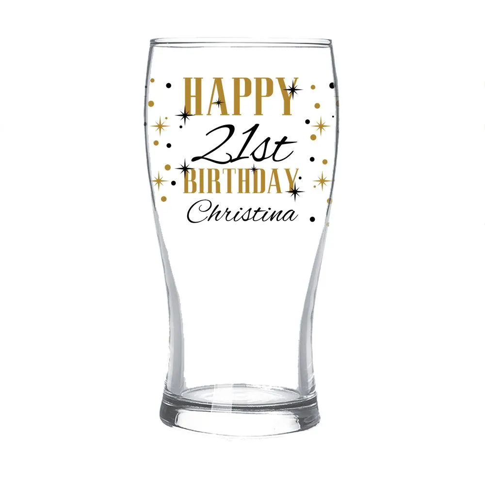 Birthday Standard Beer Glass