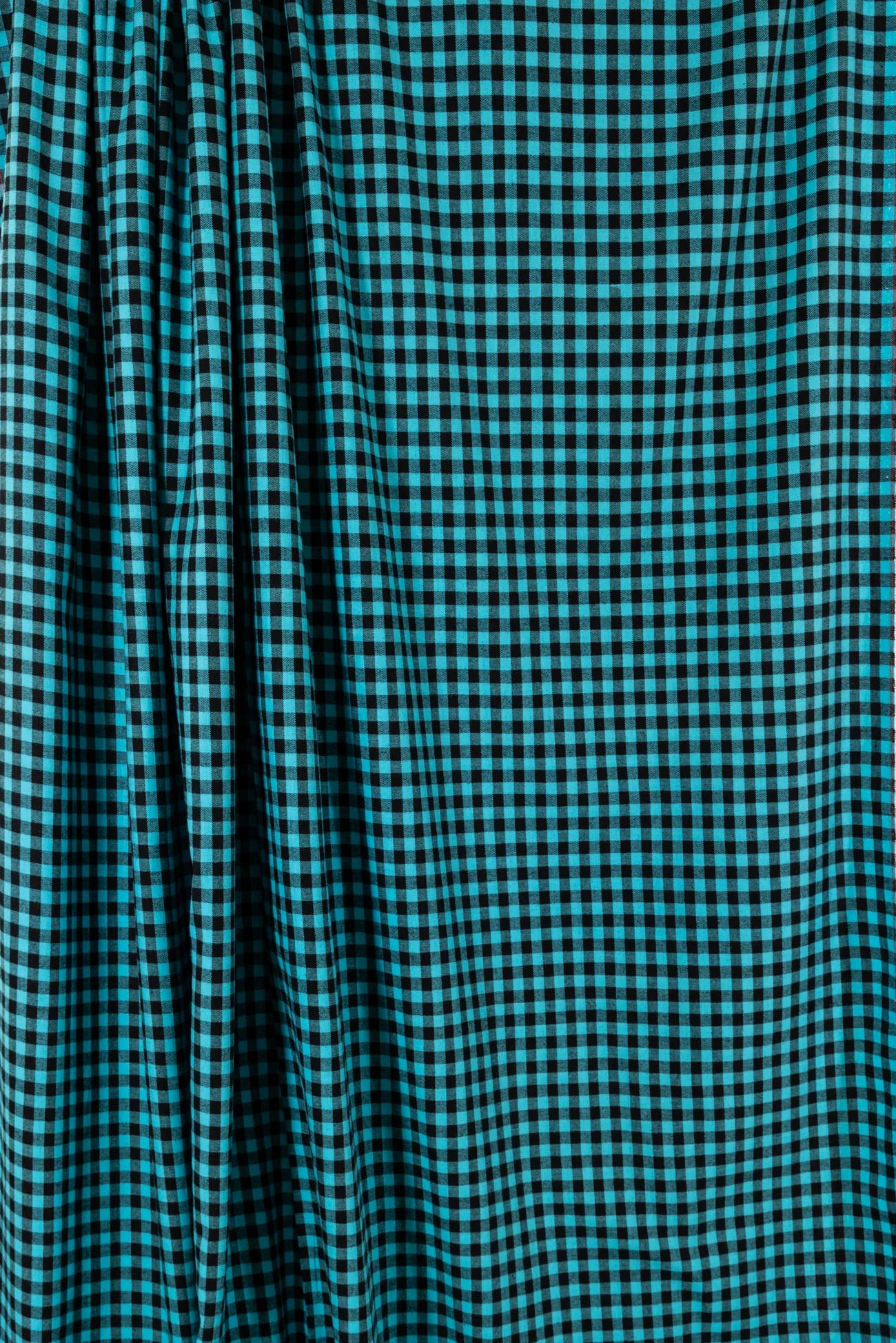 Bisbee Turquoise Checks Cotton Flannel Woven