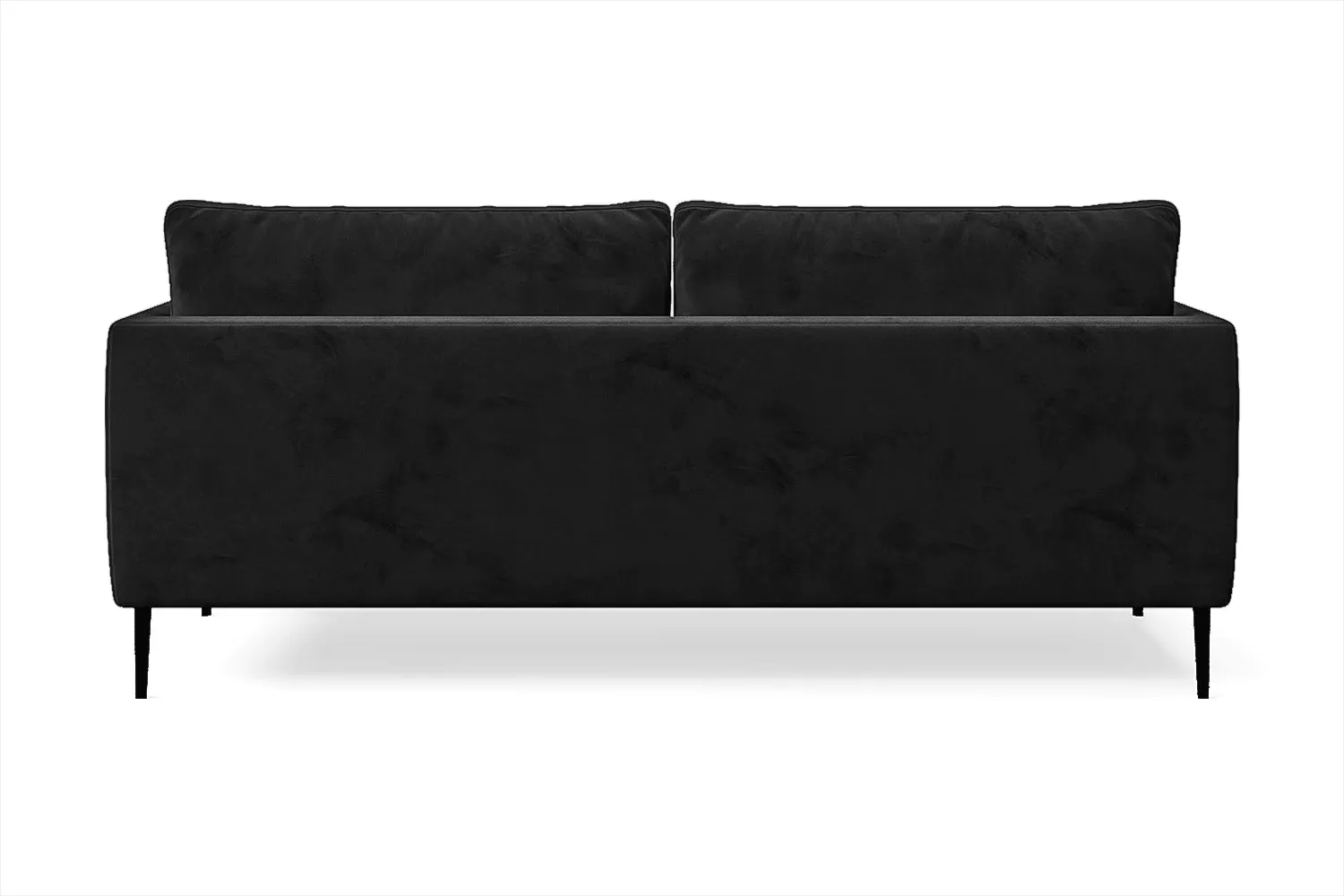 Bisceglie 2 Seater Sofa Black Velvet