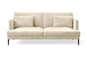 Bisceglie 2 Seater Sofa Cream Velvet