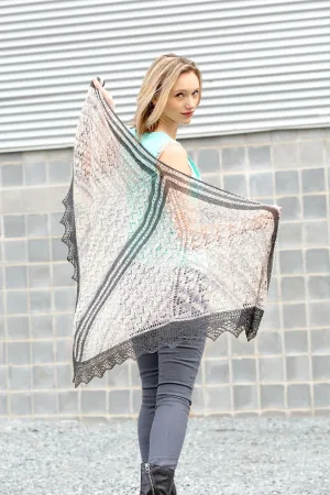 Bisected Shawl