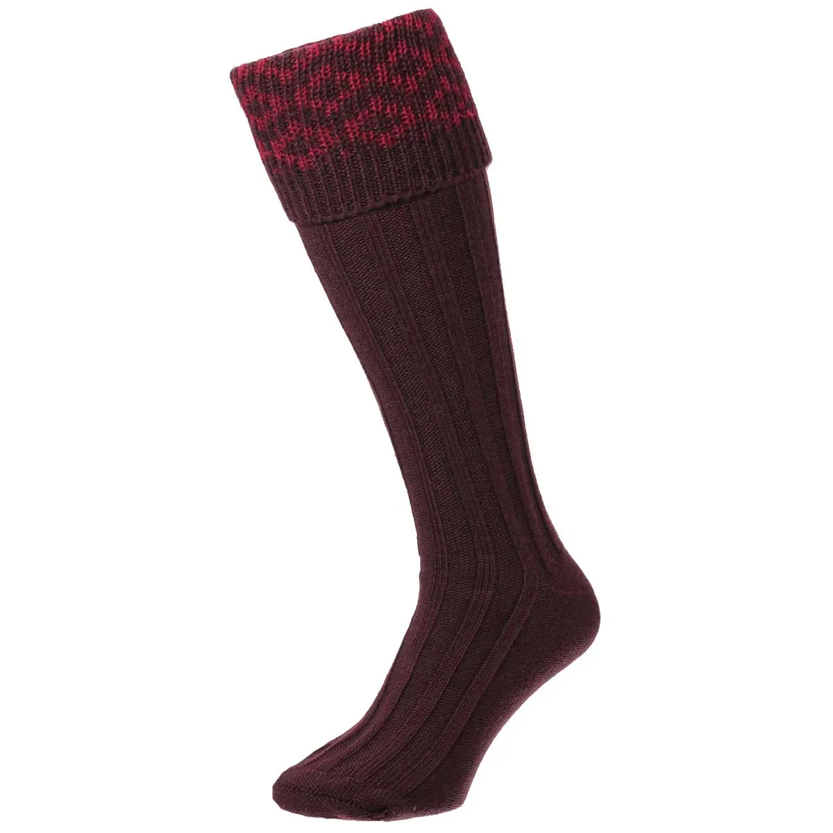 Bisley Pattern Top Shooting Socks