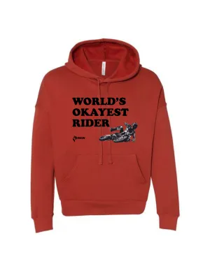 Bison World's Okayest Rider Pullover Hoodie