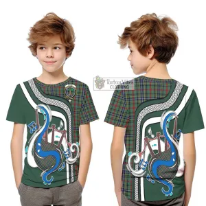 Bisset Tartan Kid T-Shirt with Epic Bagpipe Style