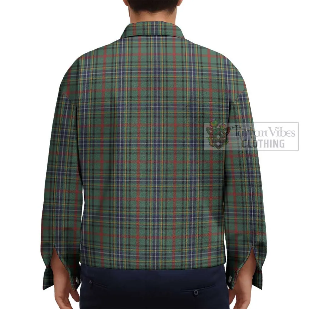 Bisset Tartan Unisex Lapel Cotton Jacket