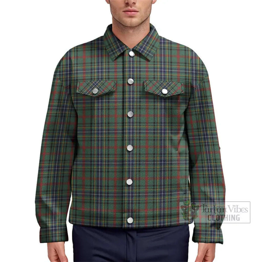 Bisset Tartan Unisex Lapel Cotton Jacket