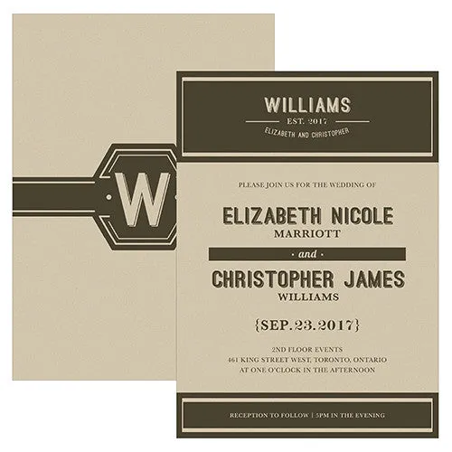 Bistro Bliss Invitation White Background With Charcoal Text