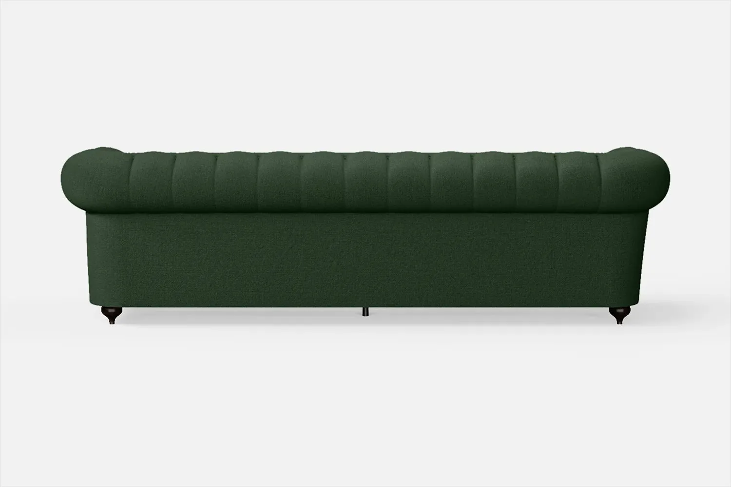 Bitonto 4 Seater Sofa Forest Green Linen Fabric