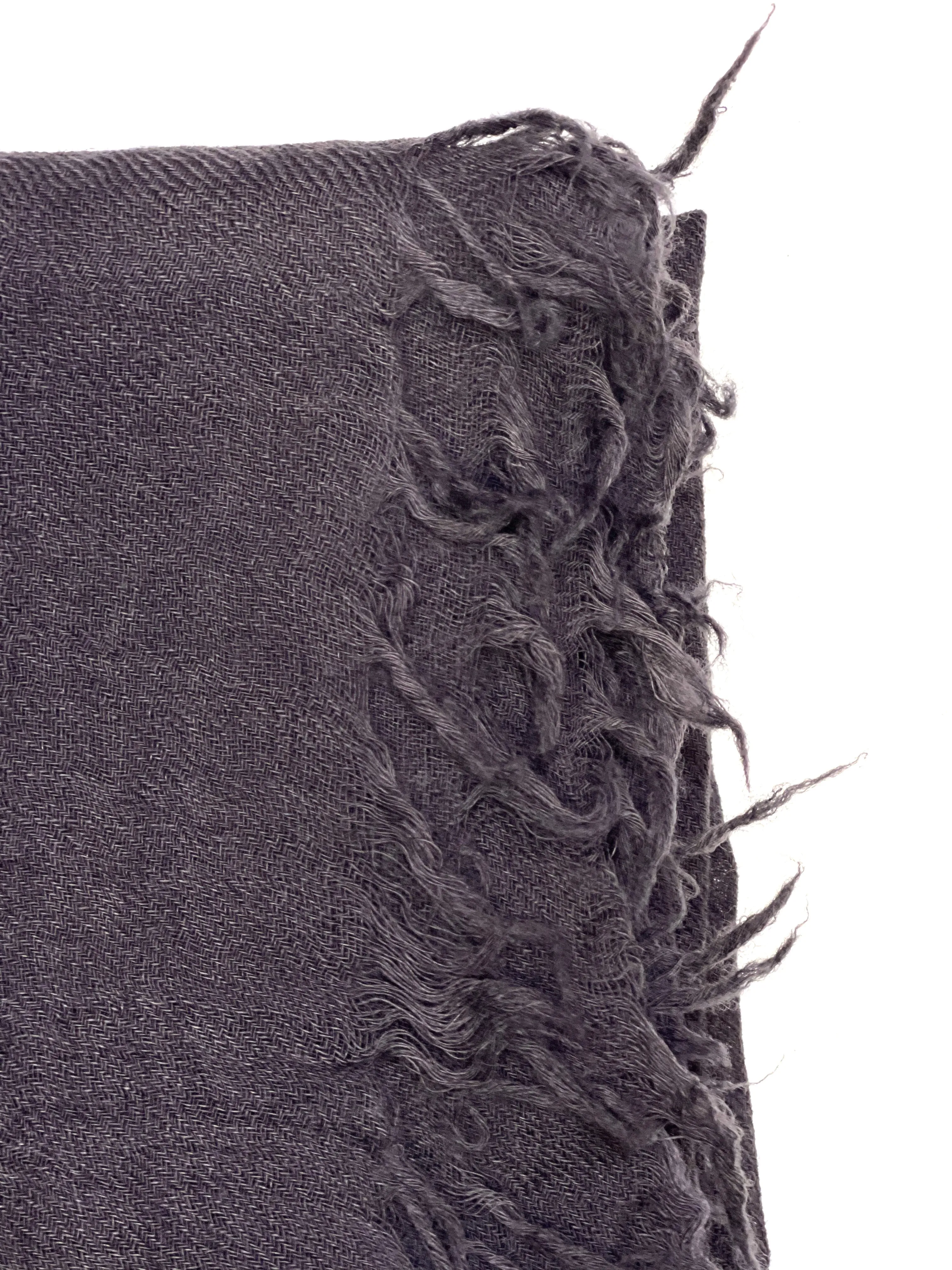 Bjorn Wool Scarf Charcoal