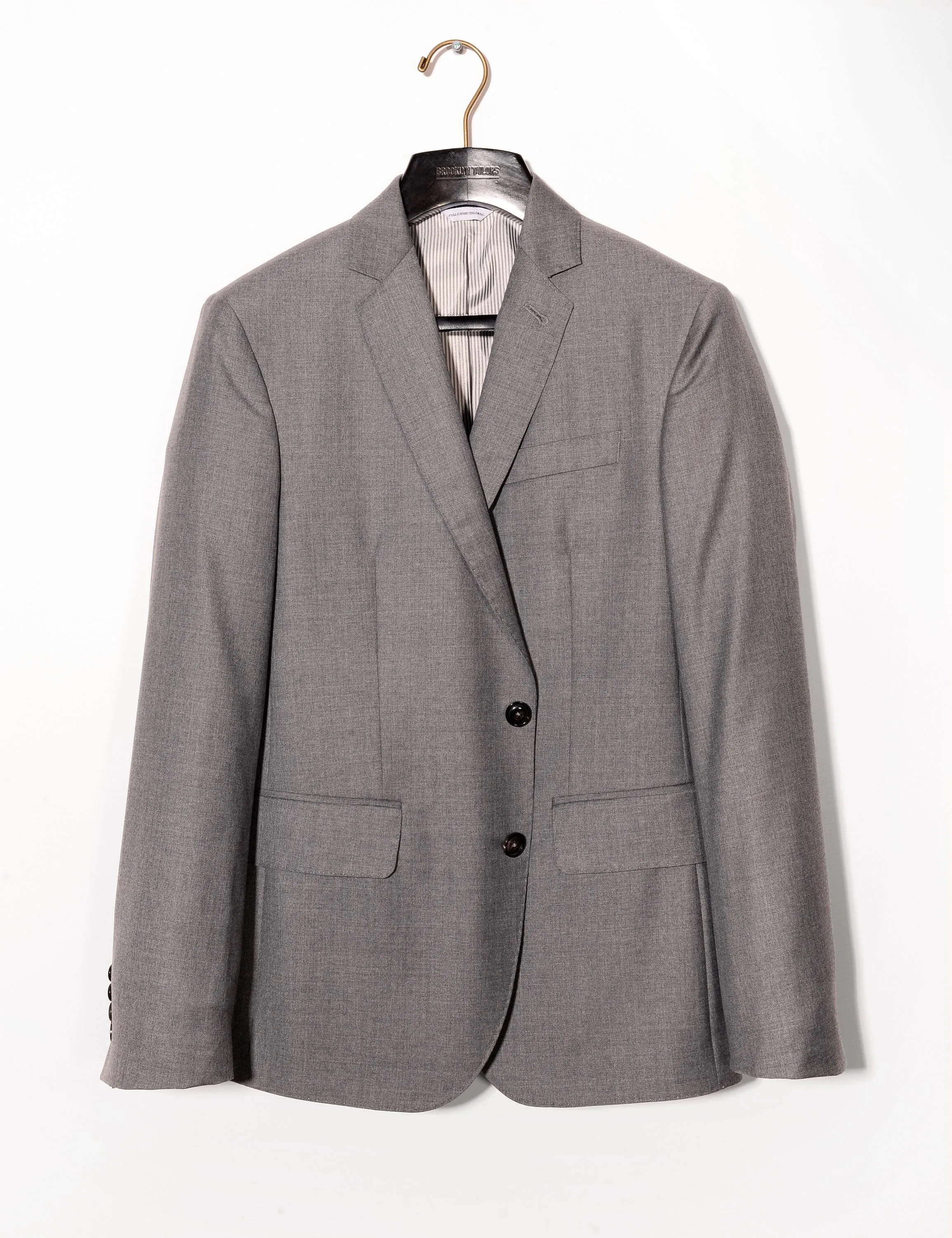 BKT50 Tailored Jacket in Super 110s Twill - Dove Gray