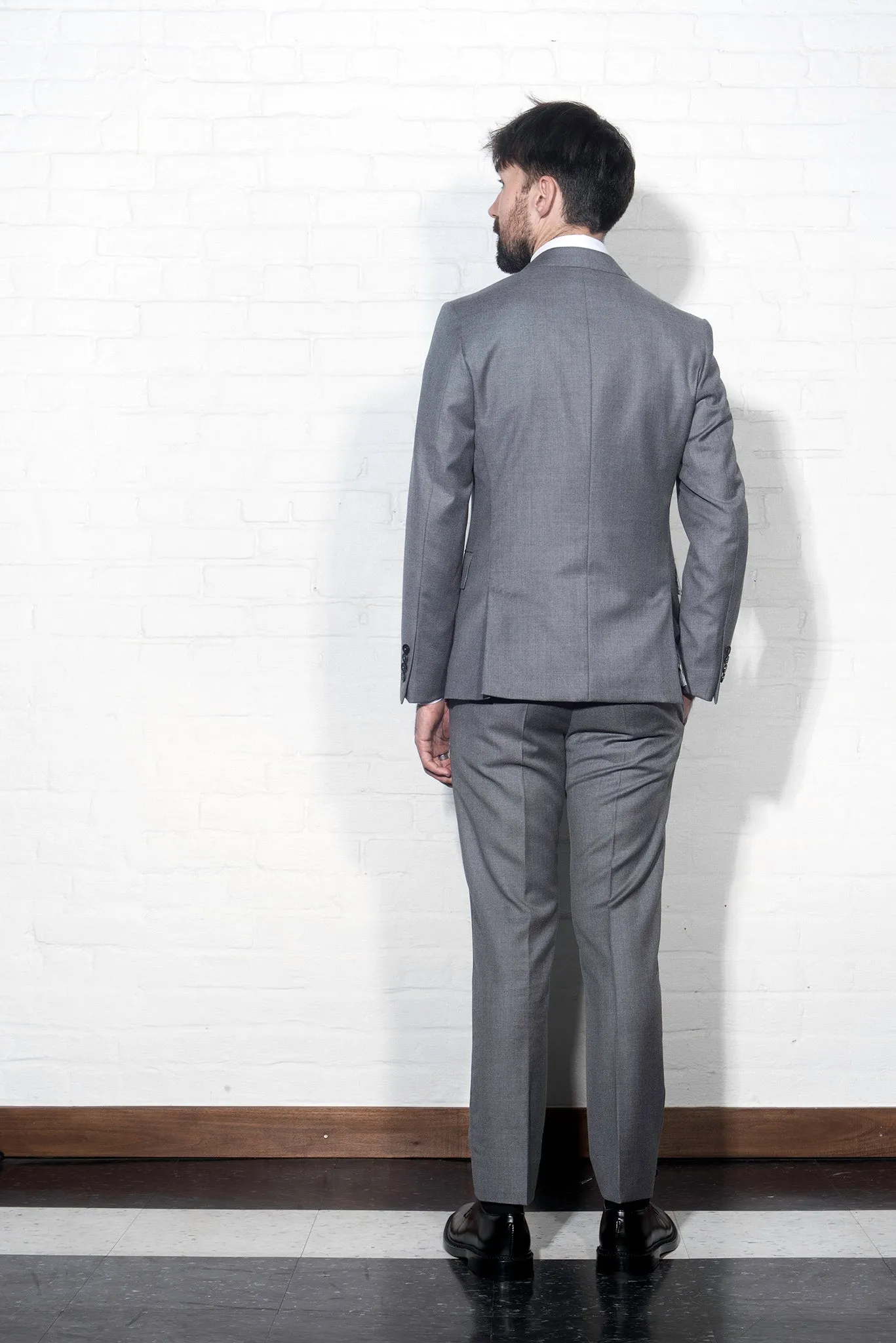 BKT50 Tailored Jacket in Super 110s Twill - Dove Gray