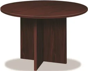 Bl Laminate Series Round Conference Table 48 Dia. X 29-1/2 Inch  H Mahogany