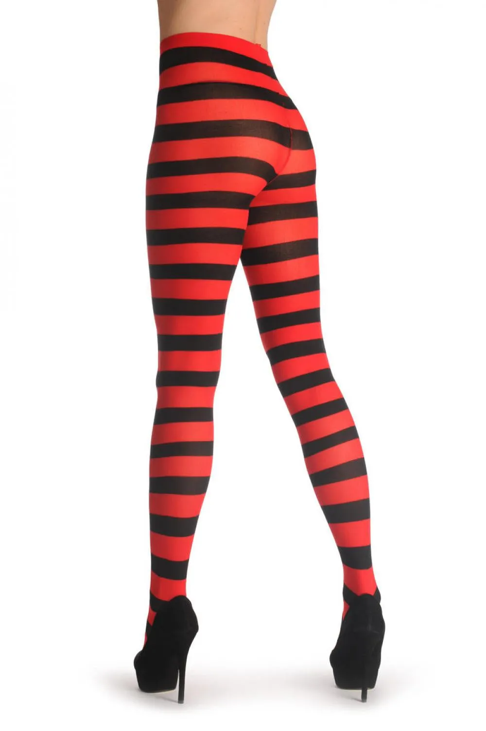 Black & Red Horizontal Stripes