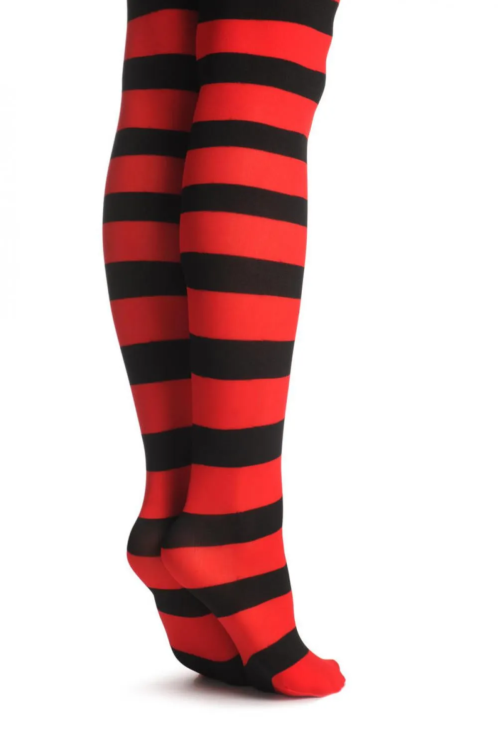 Black & Red Horizontal Stripes