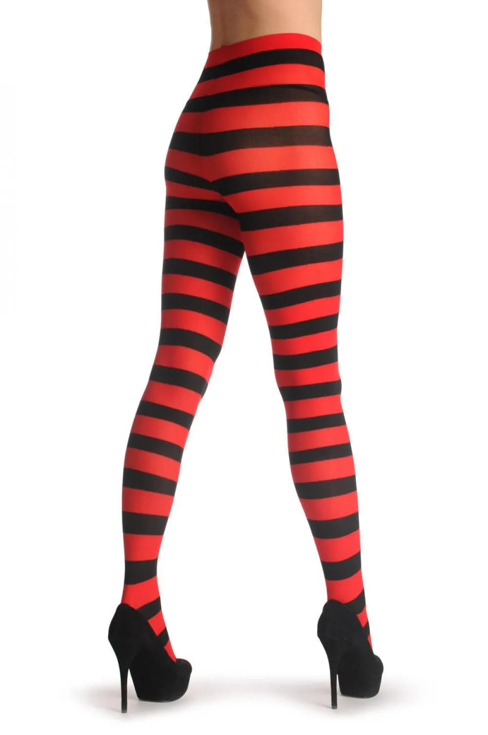 Black & Red Horizontal Stripes