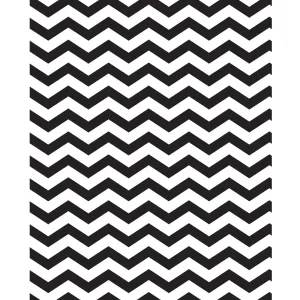 Black & White Chevron Printed Backdrop