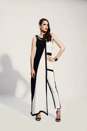 Black & White Pencil Trouser