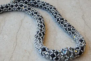 Black and gray necklace