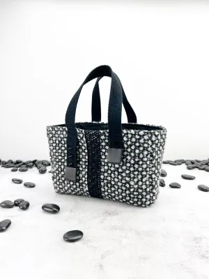 Black and White Mini Tote Bag BAGG00085