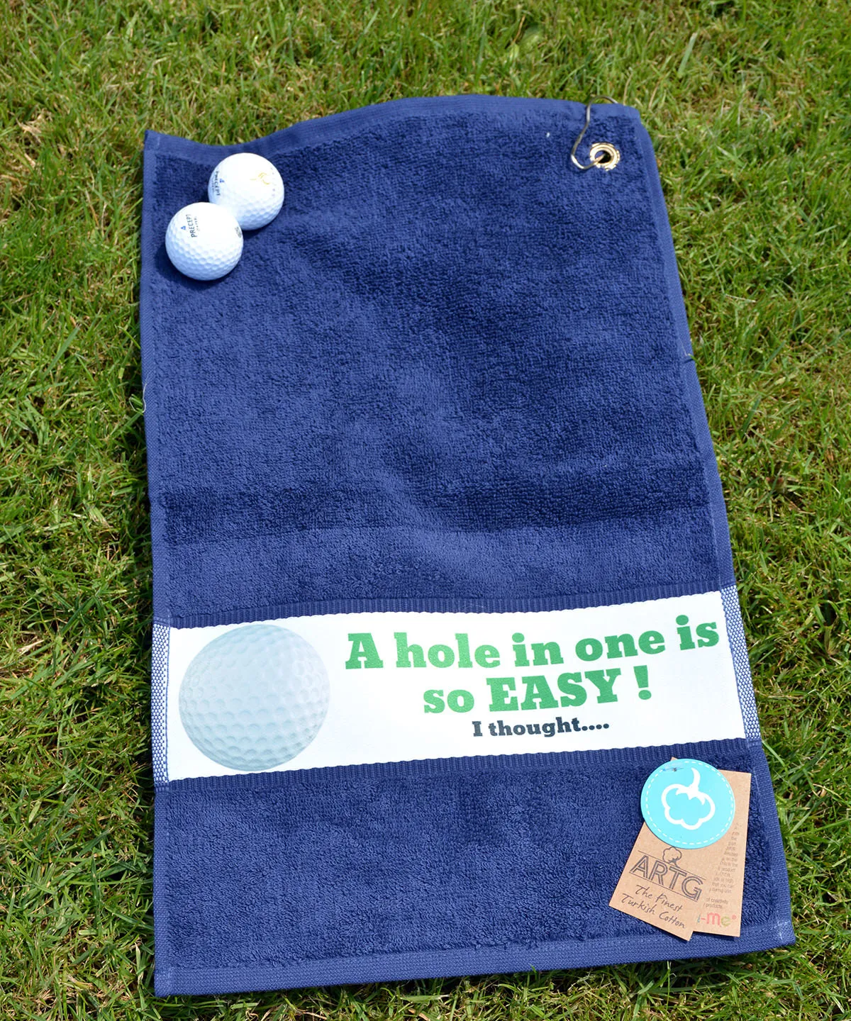 Black - ARTG® SUBLI-Me® golf towel