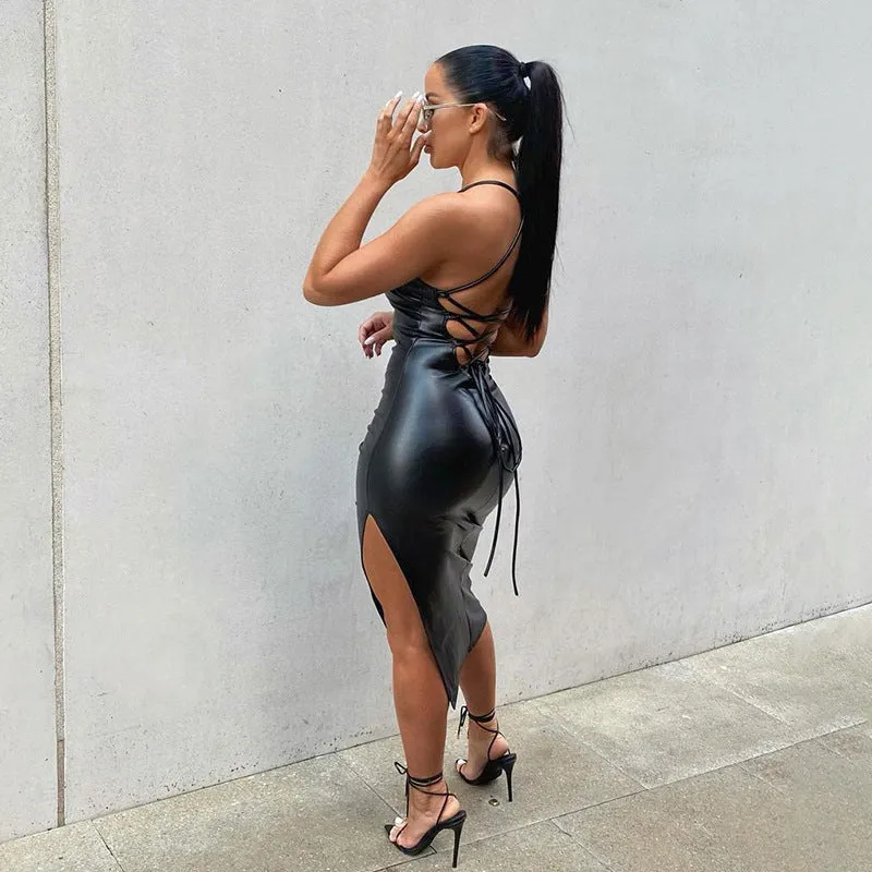 Black Backless Babe Dress - Culture Heaven Special