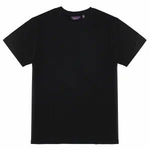 Black Better Basics Ultra-Soft Crewneck Short Sleeve T-Shirt by Fashion Hub