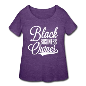 Black Business Owner Women’s Curvy T-Shirt