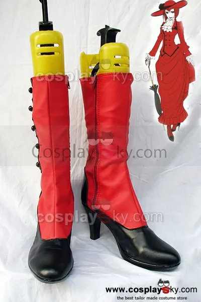 Black Butler Madam Red Angelina Dulles Cosplay Boots Shoes