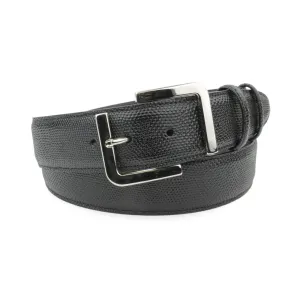 Black Carung Texture Silver Viewfinder Belt