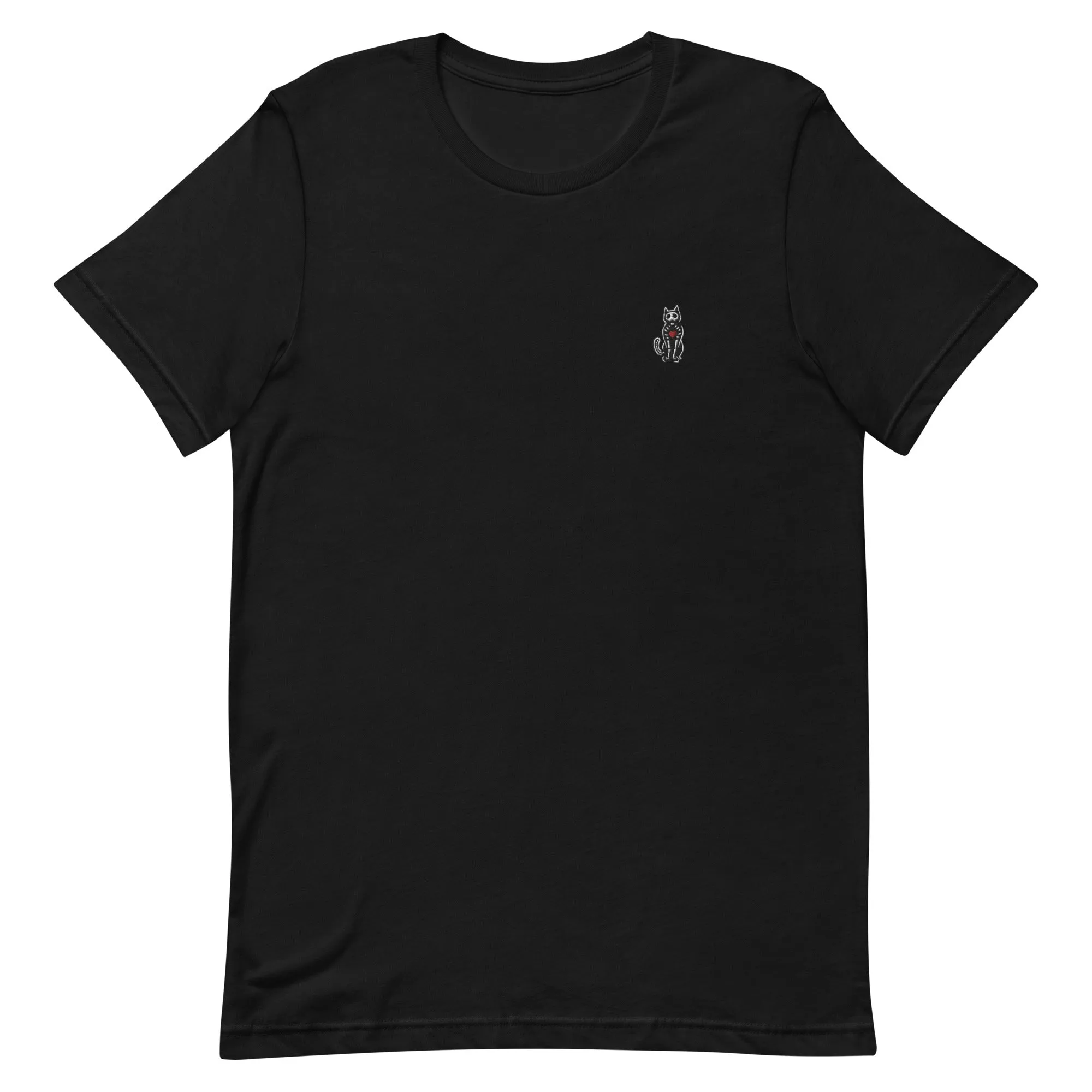 Black Cat Skeleton T-Shirt