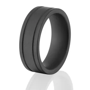 Black Ceramic Men's Wedding Bands - Ceramic Men's Rings