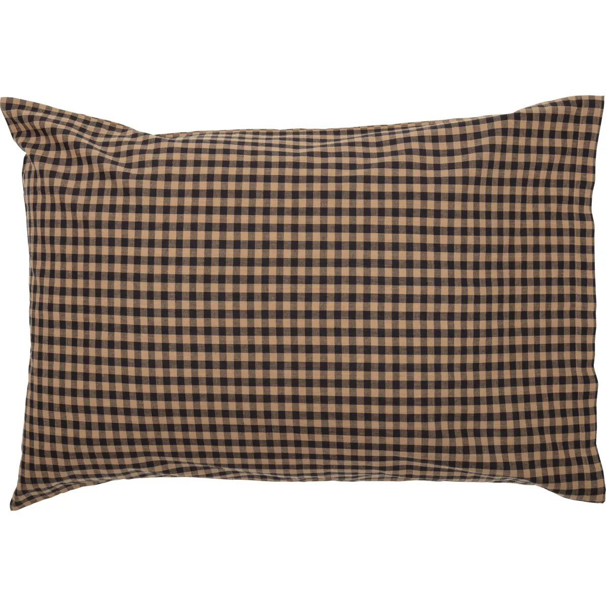 Black Check Star Pillow Case Set of 2