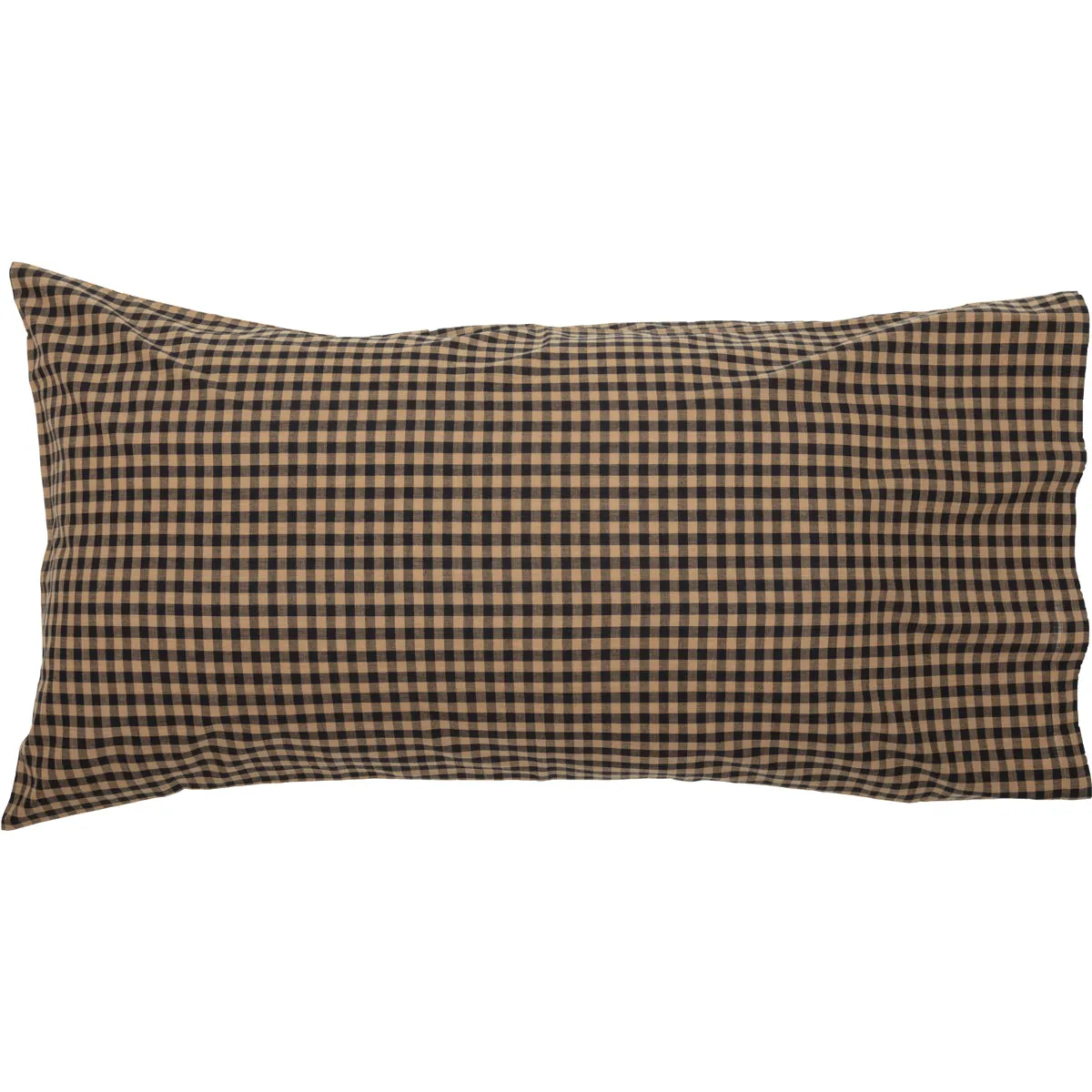 Black Check Star Pillow Case Set of 2