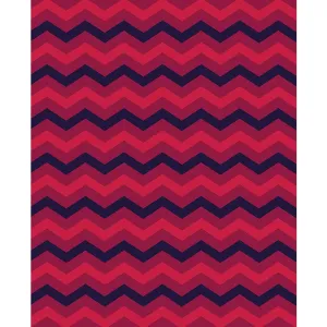 Black Cherry Chevron Printed Backdrop