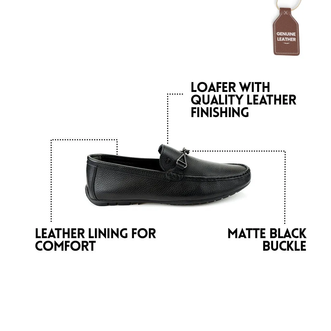 Black Clipped Moccasin