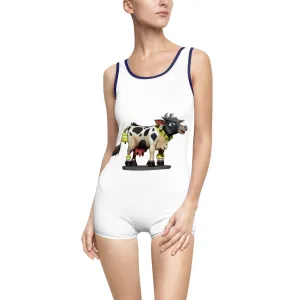 Black Cow Women's Vintage Swimsuit