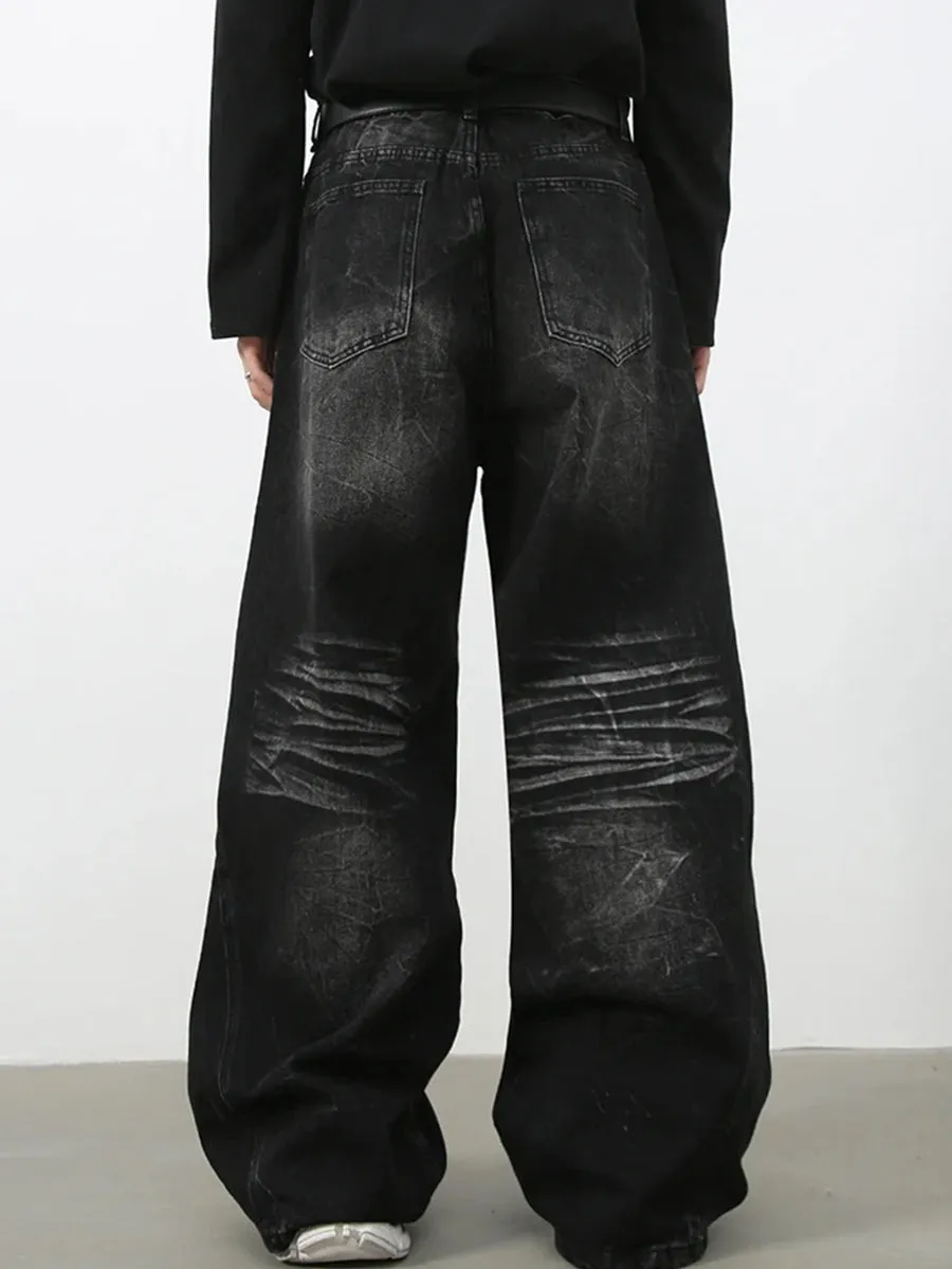 Black Denim Baggy Jeans