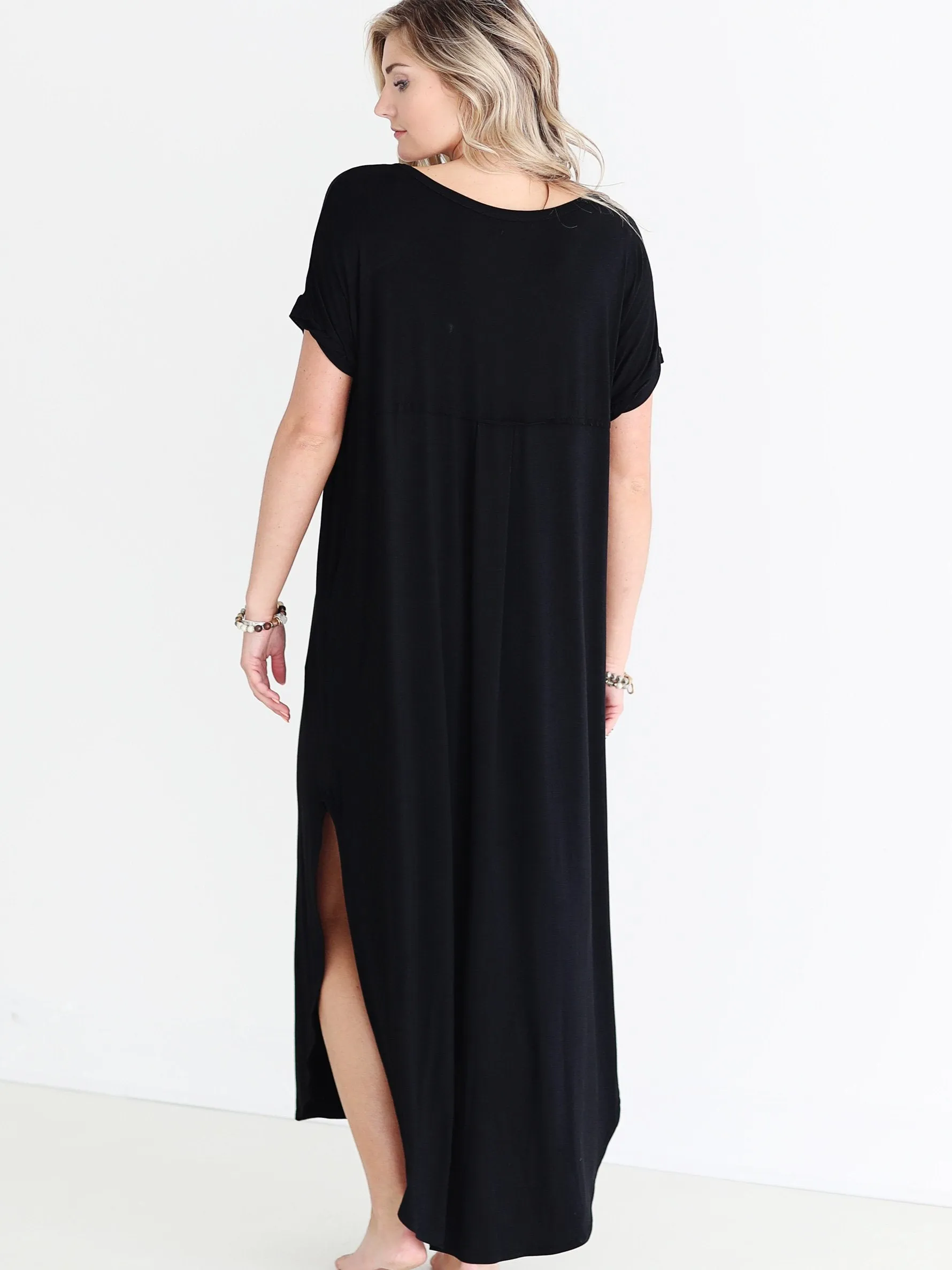 Black DLMN Maxi Dress