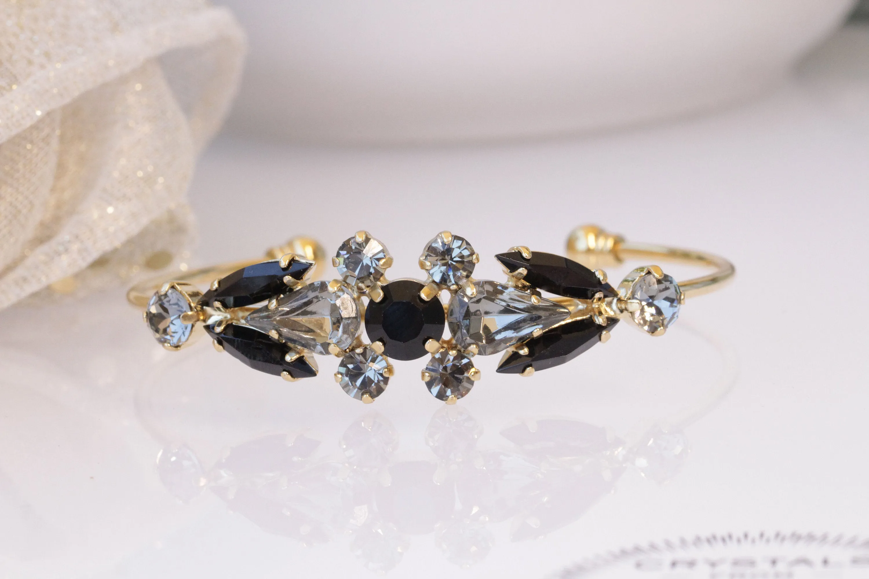 Black Evening Bracelet