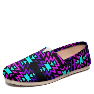 Black Fire Winter Sunset Slip On