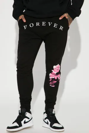 Black Forever Jogger - Black