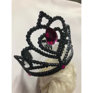 Black Glitter Tiara