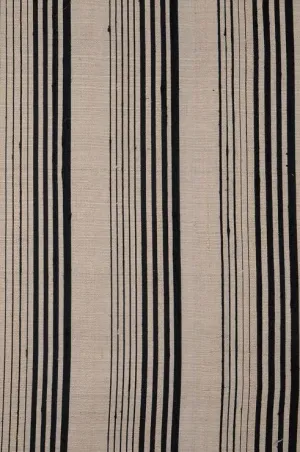 Black Gold 63 Striped Silk Shantung