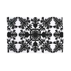 Black Hawaiian Quilt Pareo