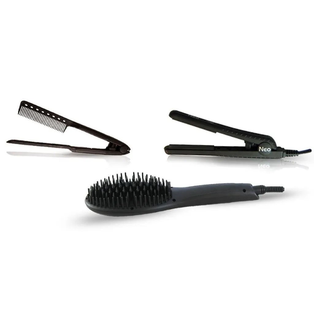 Black Heated Brush Set | Set